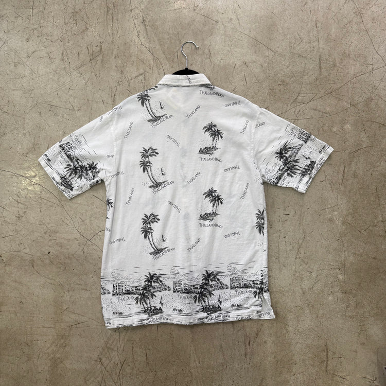 CAMISA HAWAIANA WHITE THAILAND RAZIA