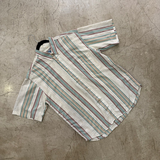 CAMISA BEIGE RAYAS LORABUONA