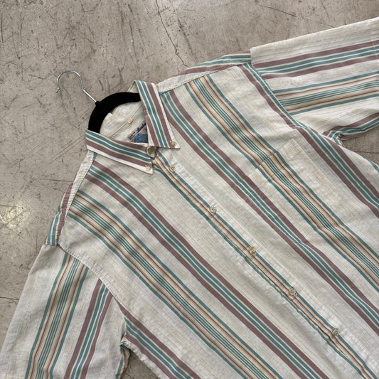 CAMISA BEIGE RAYAS LORABUONA