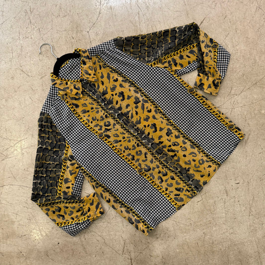 CAMISA BAROQUE LEOPARDO PATA GALLO