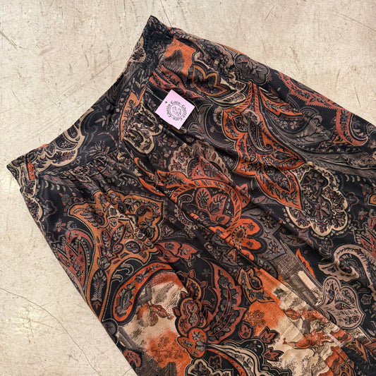 FALDA BLACK PAISLEY