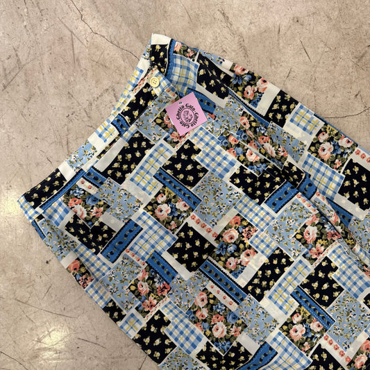 FALDA BLUE FLORAL PAREO