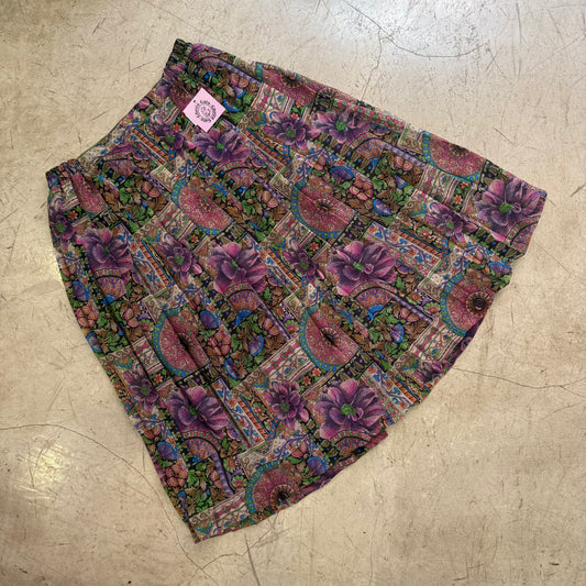 FALDA GASA LILAC FLORAL