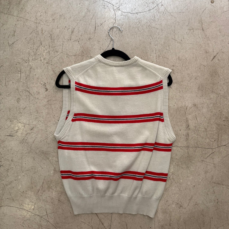 CHALECO JERSEY ELLESSE RAYAS BEIGE