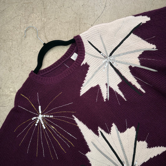 JERSEY PURPURA / GRANATE BORDADO KOREA