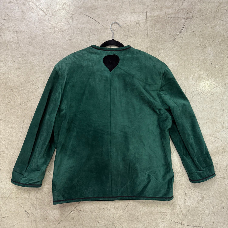 CHAQUETA ANTE GREEN BOTONES