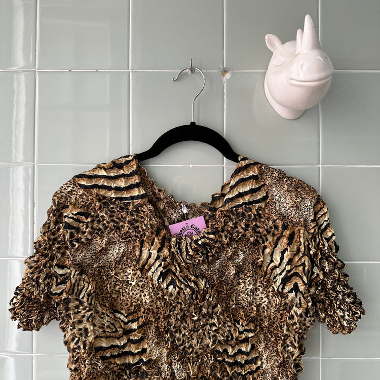 TOP CAMISETA POPCORN LEOPARDO 2