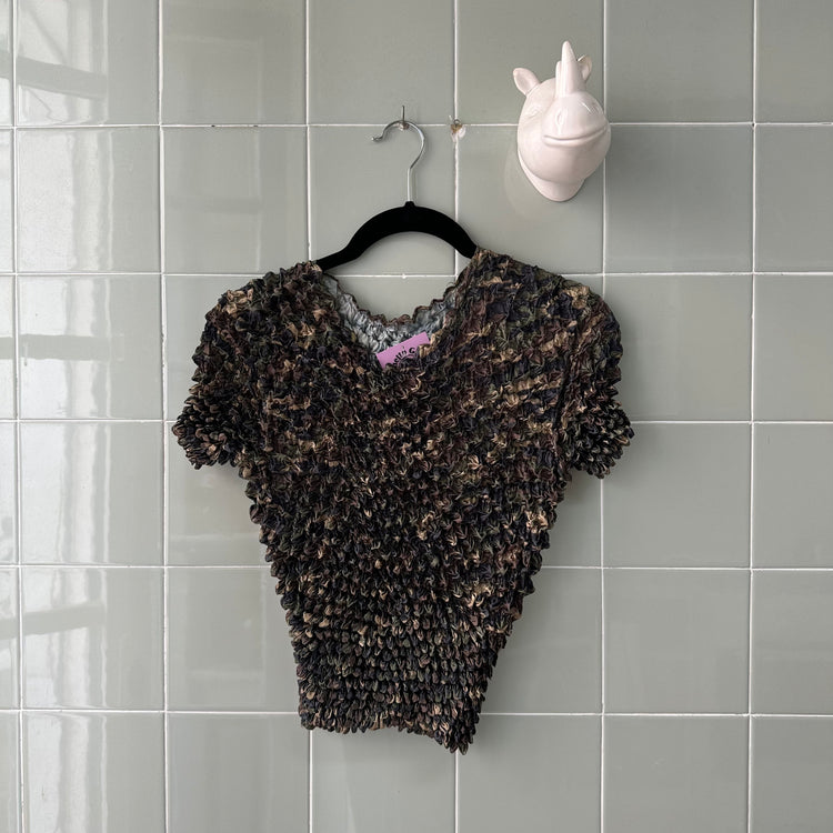 TOP CAMISETA POPCORN PRINT CAMO
