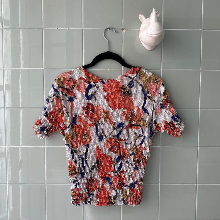 TOP CAMISETA POPCORN PRINT WHITE