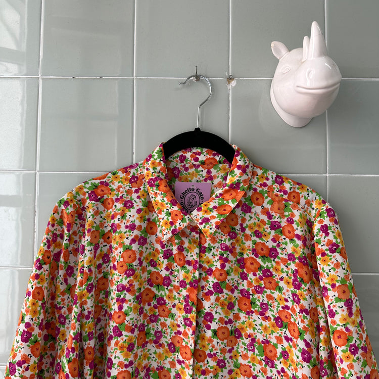 CAMISA ORANGE FLORAL