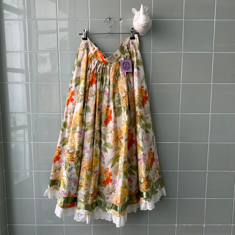 FALDA ALGODÓN WHITE FLORAL