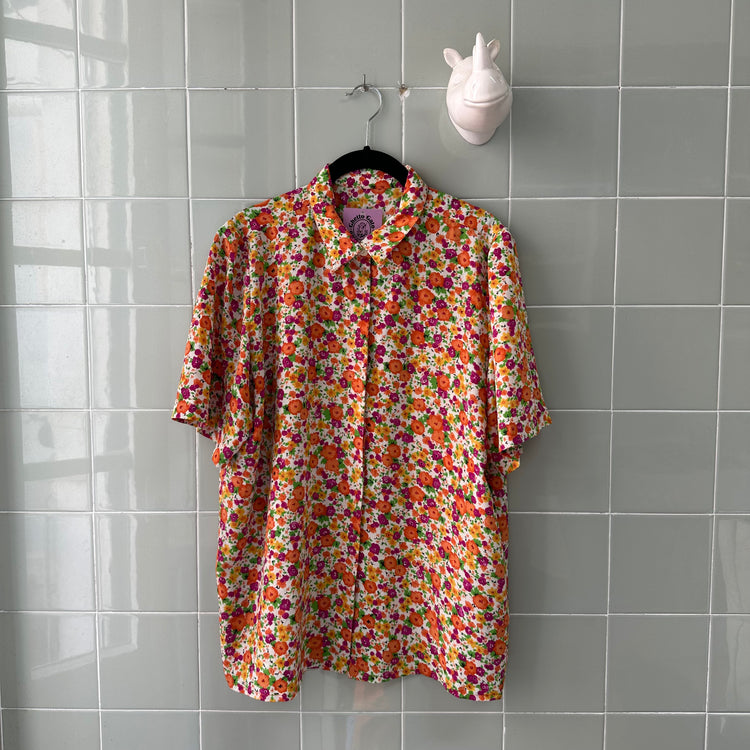 CAMISA ORANGE FLORAL
