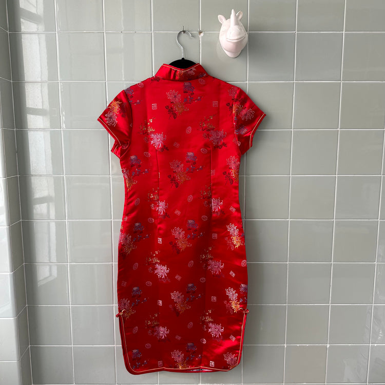 VESTIDO QUIPAO ROJO