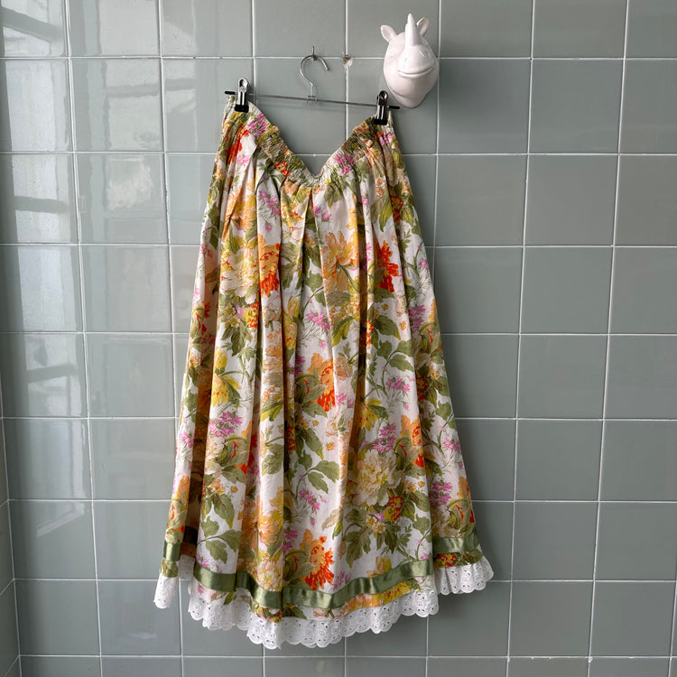 FALDA ALGODÓN WHITE FLORAL
