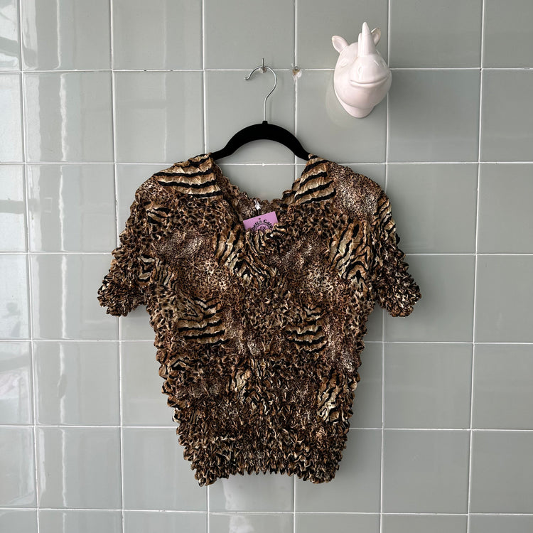 TOP CAMISETA POPCORN LEOPARDO 2