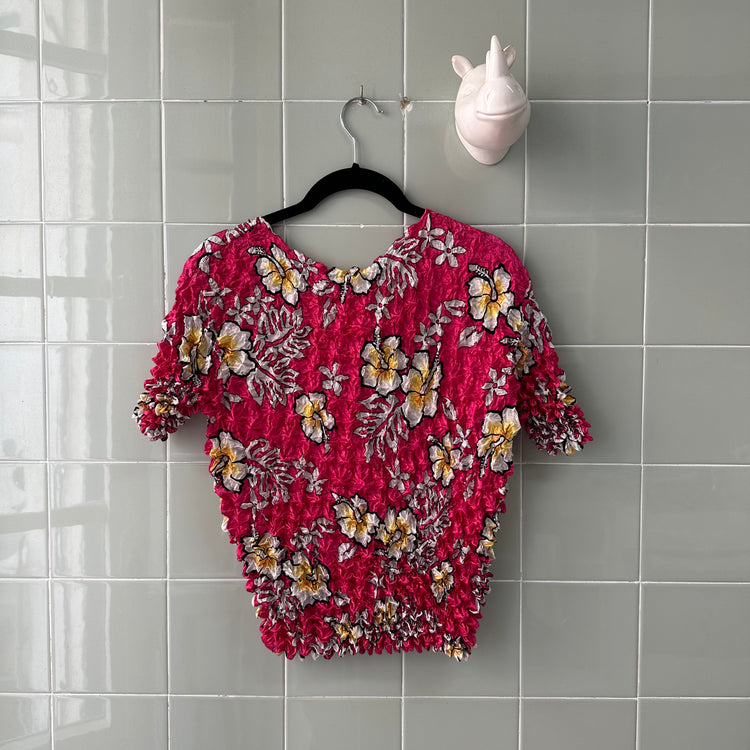 TOP CAMISETA POPCORN PRINT PINK