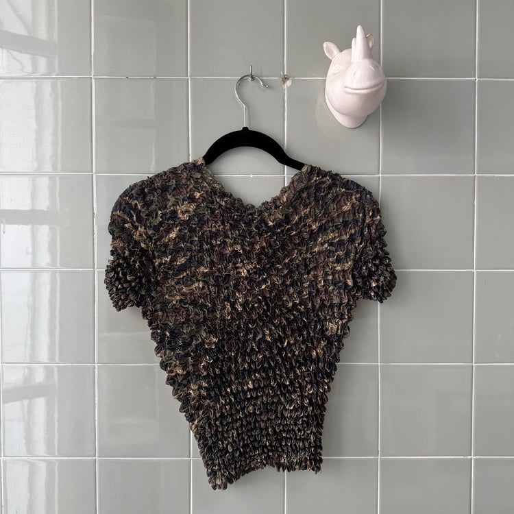 TOP CAMISETA POPCORN PRINT CAMO