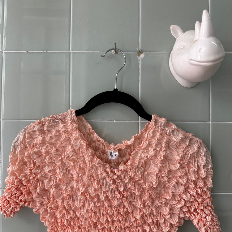 TOP CAMISETA POPCORN CORAL