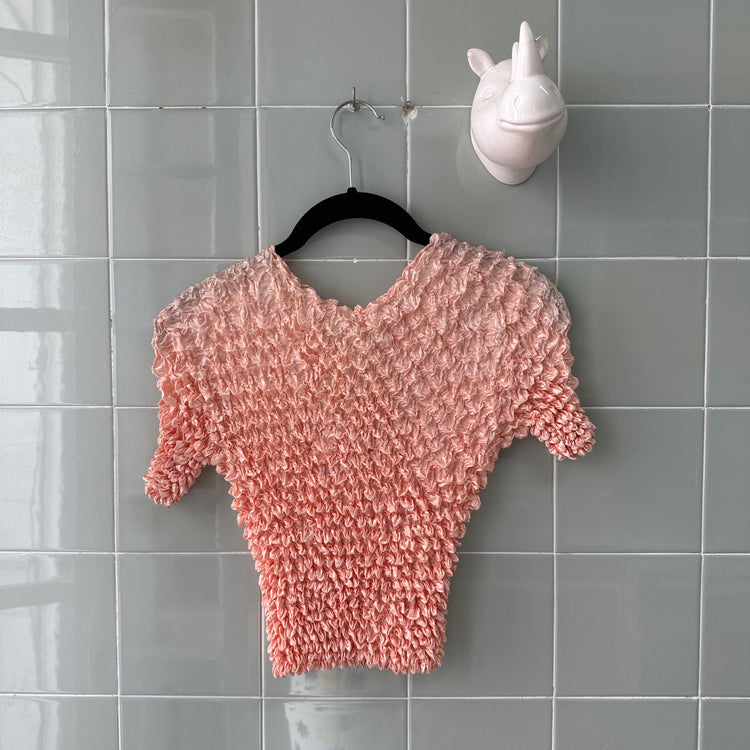TOP CAMISETA POPCORN CORAL