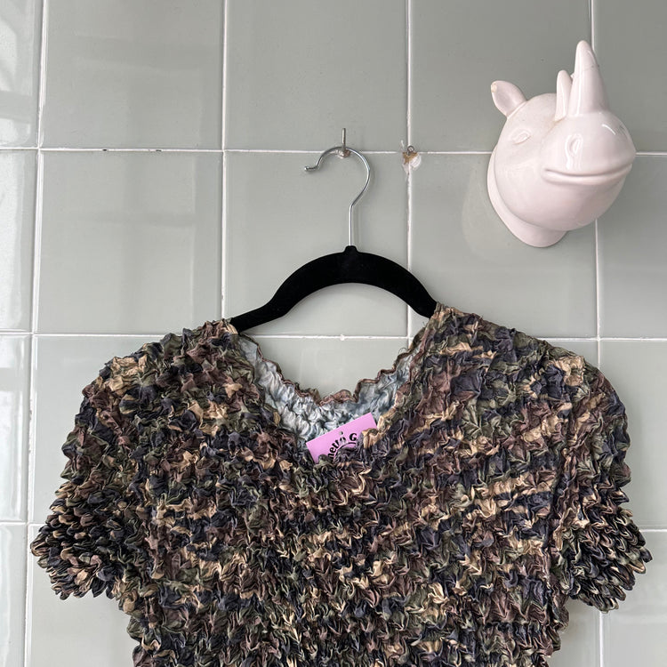 TOP CAMISETA POPCORN PRINT CAMO