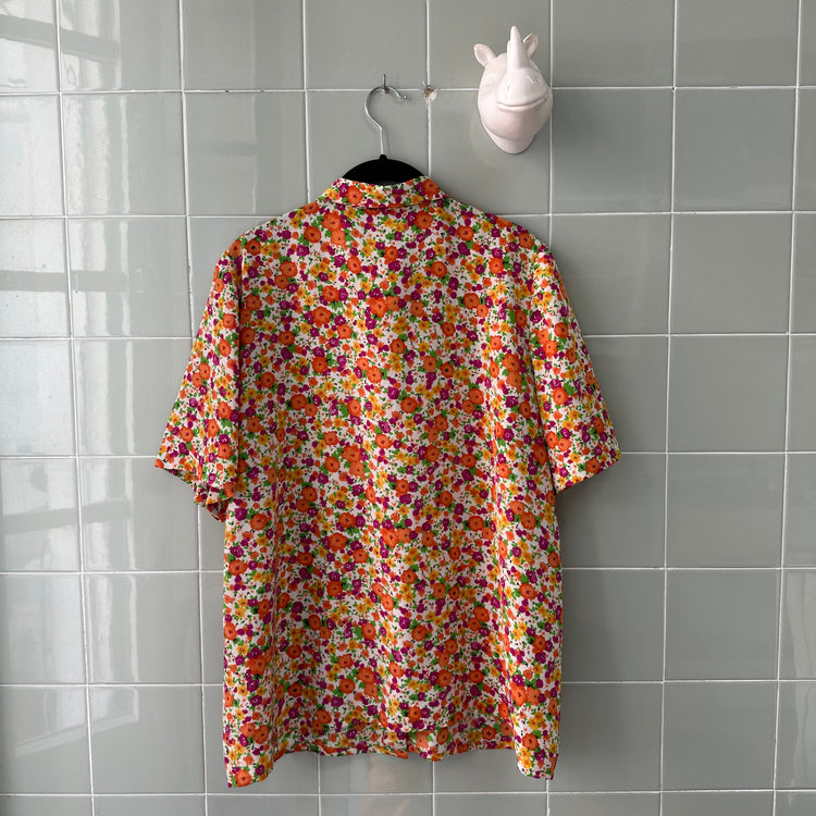 CAMISA ORANGE FLORAL