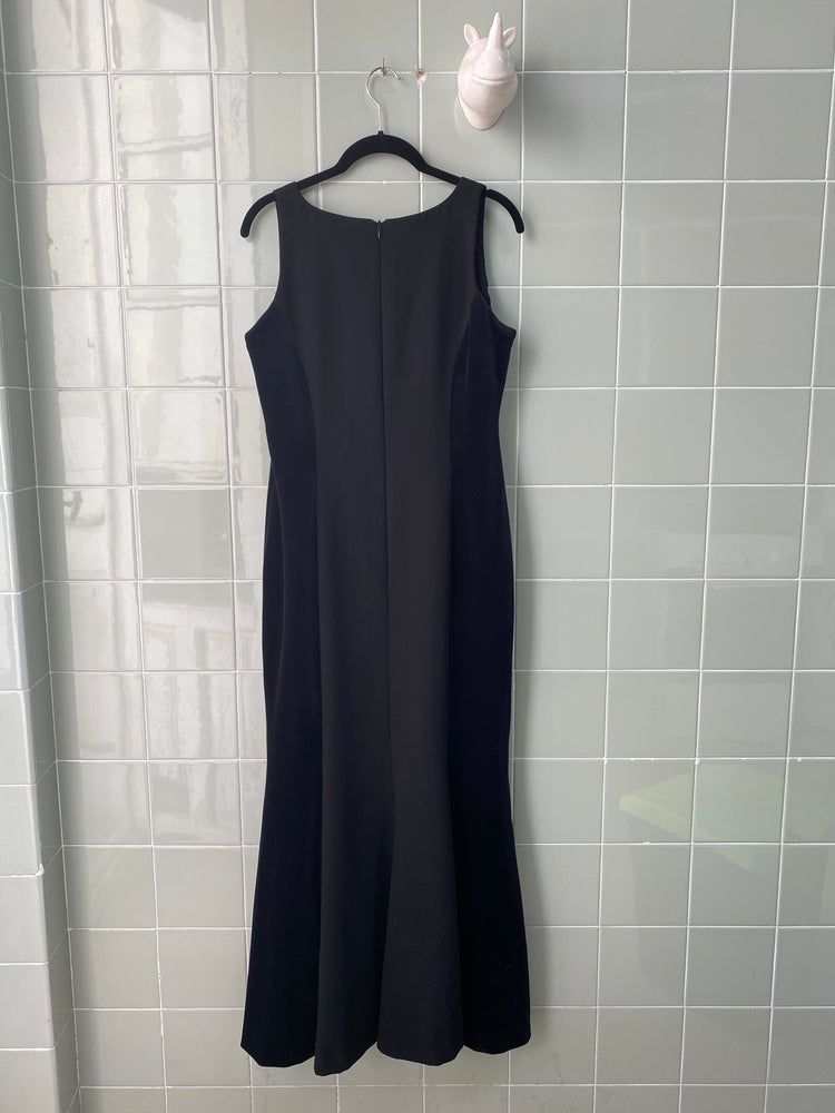 VESTIDO ROMBOS TERCIOPELO - Ghetto Gato Vintage Alicante Ropa