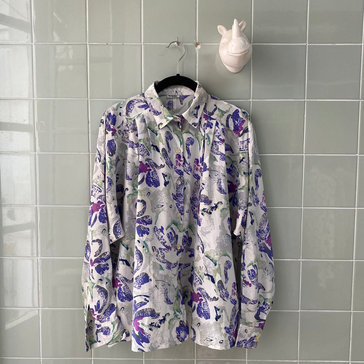 CAMISA WHITE CRAZY PURPLE