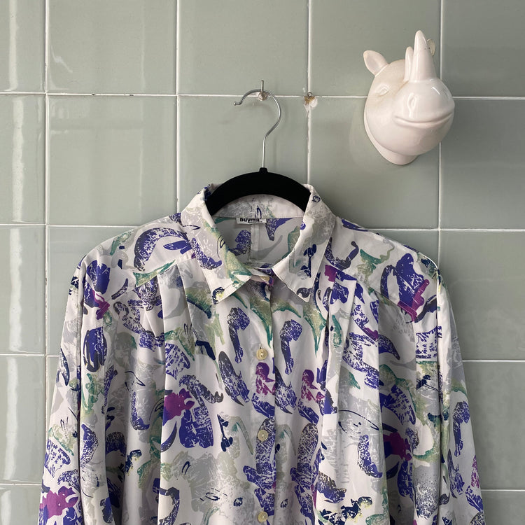 CAMISA WHITE CRAZY PURPLE