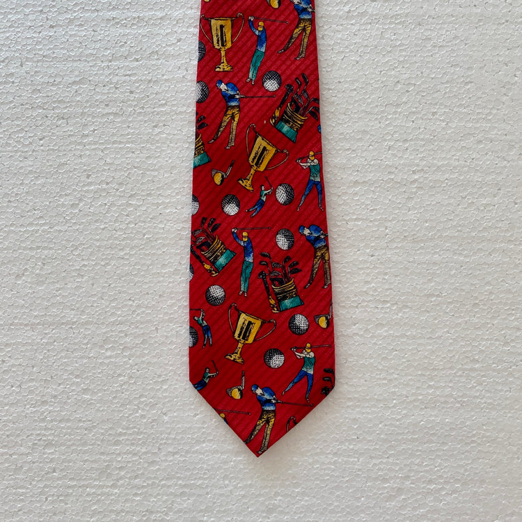 CORBATA GOLF RED - Ghetto Gato Vintage Alicante