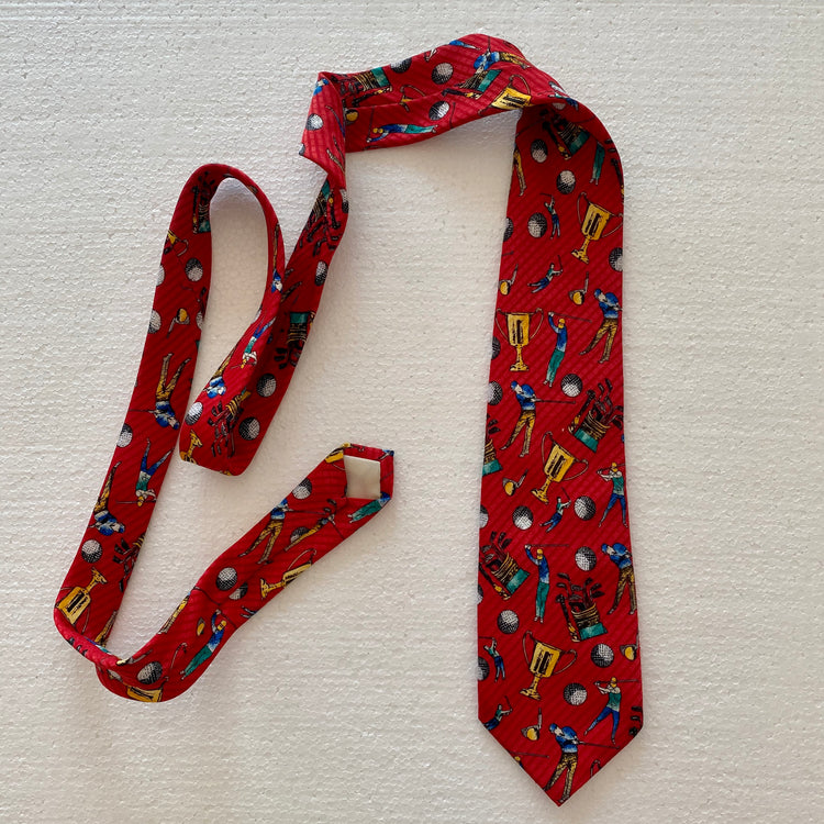 CORBATA GOLF RED - Ghetto Gato Vintage Alicante