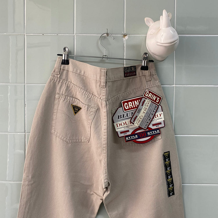 PANTALÓN BEIGE PRINT GRINS