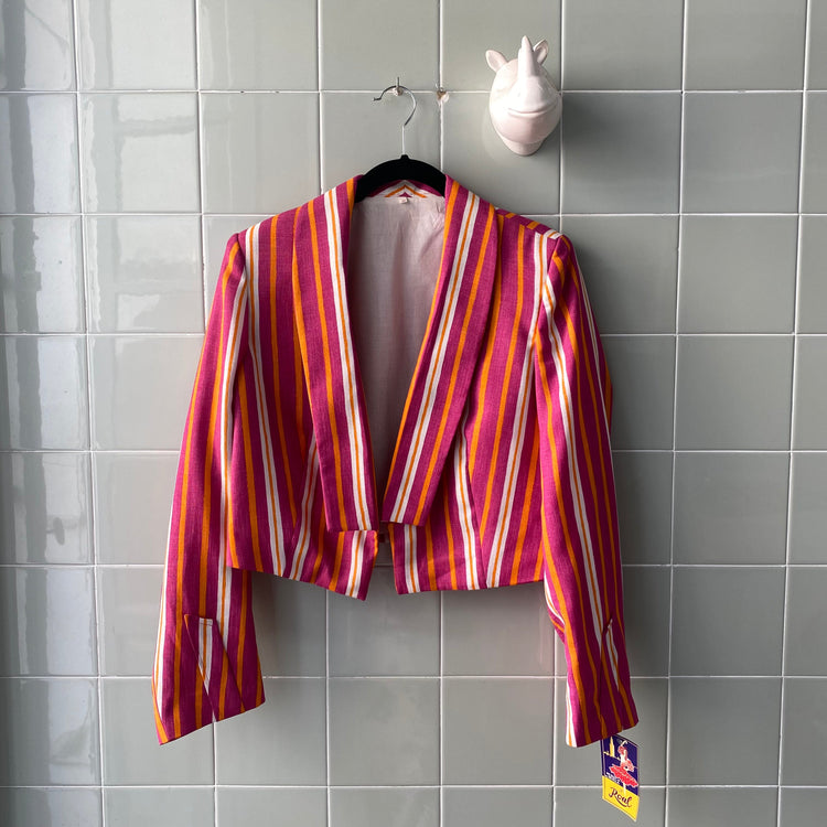 BLAZER RAYAS PINK ORANGE