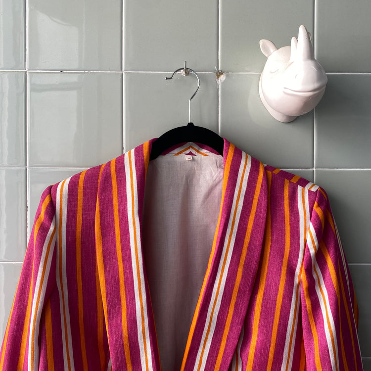 BLAZER RAYAS PINK ORANGE