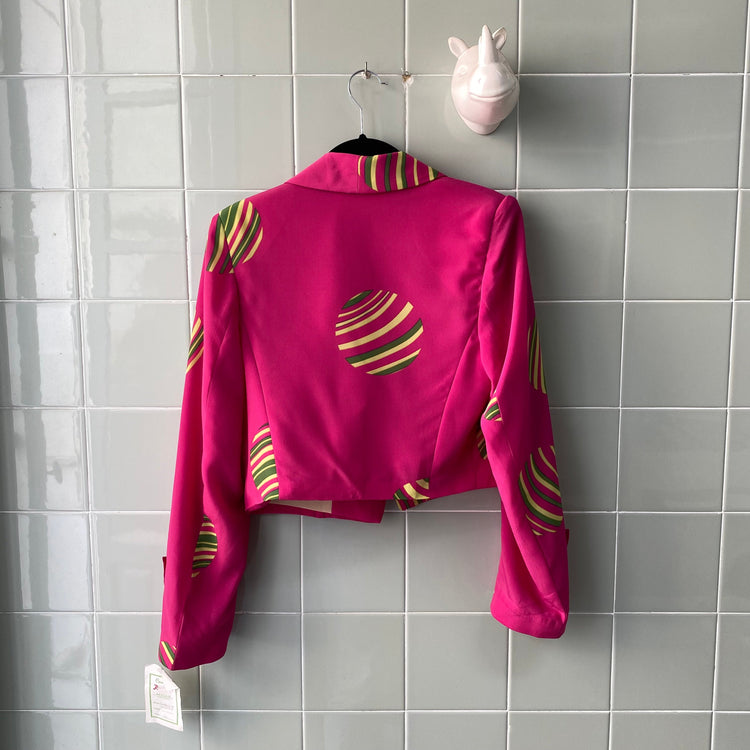 BLAZER PRINT FUCSIA