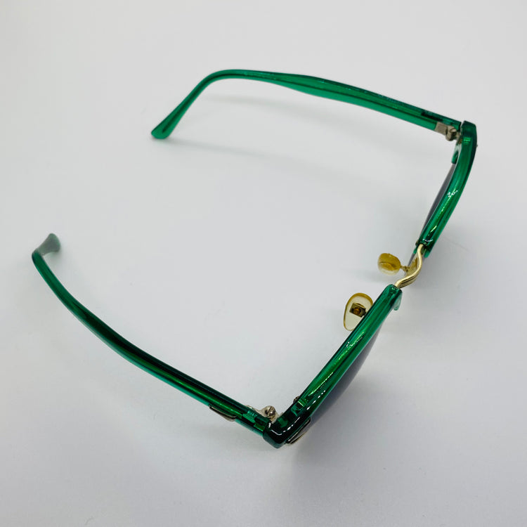 GREEN FRAME GLASSES