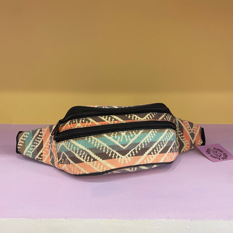 RIÑONERA MULTICOLOR CORAL