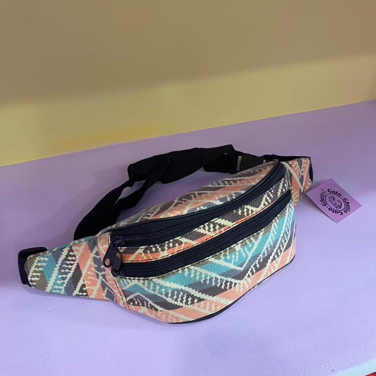 RIÑONERA MULTICOLOR CORAL