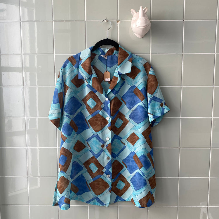 CAMISA BLUE PSICODELIA GASA