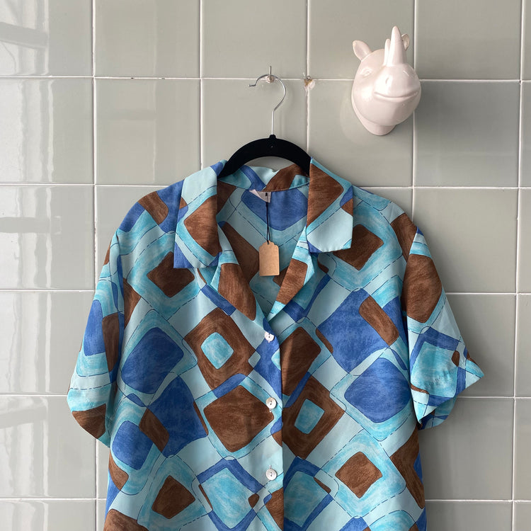 CAMISA BLUE PSICODELIA GASA