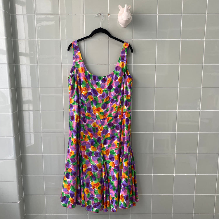 VESTIDO FLORAL MULTICOLOR
