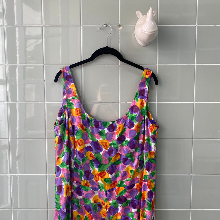 VESTIDO FLORAL MULTICOLOR
