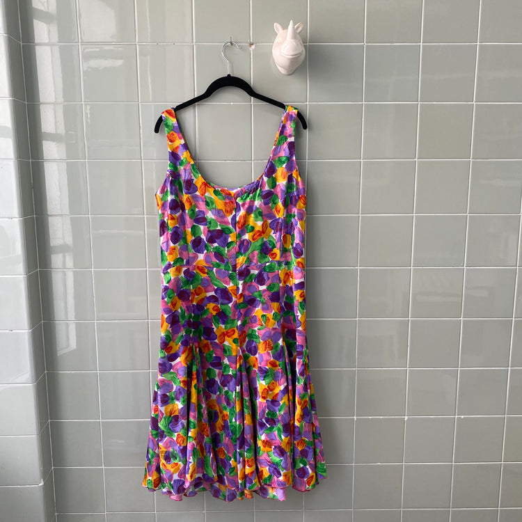 VESTIDO FLORAL MULTICOLOR