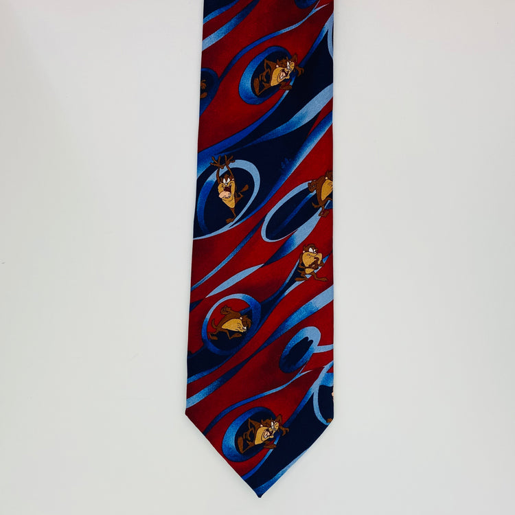 CORBATA TAZ BLUE RED