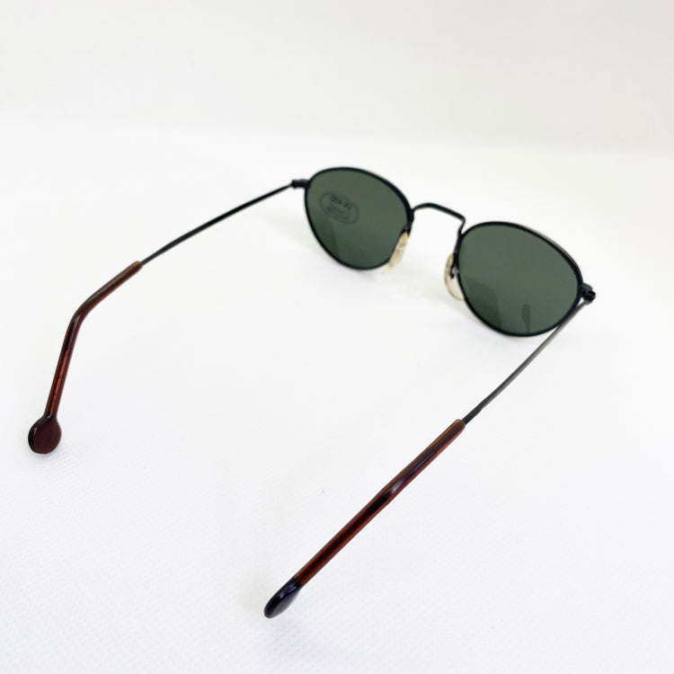 GAFAS 90s BLACK ROUND - Ghetto Gato Vintage Alicante Ropa
