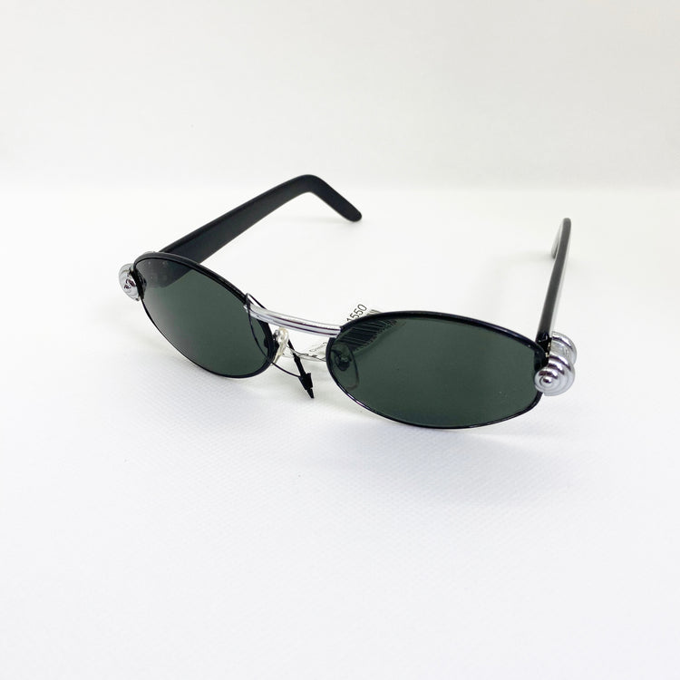 GAFAS 90s BLACK SILVER - Ghetto Gato Vintage Alicante Ropa