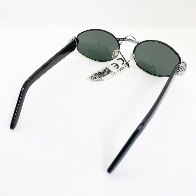 GAFAS 90s BLACK SILVER - Ghetto Gato Vintage Alicante Ropa