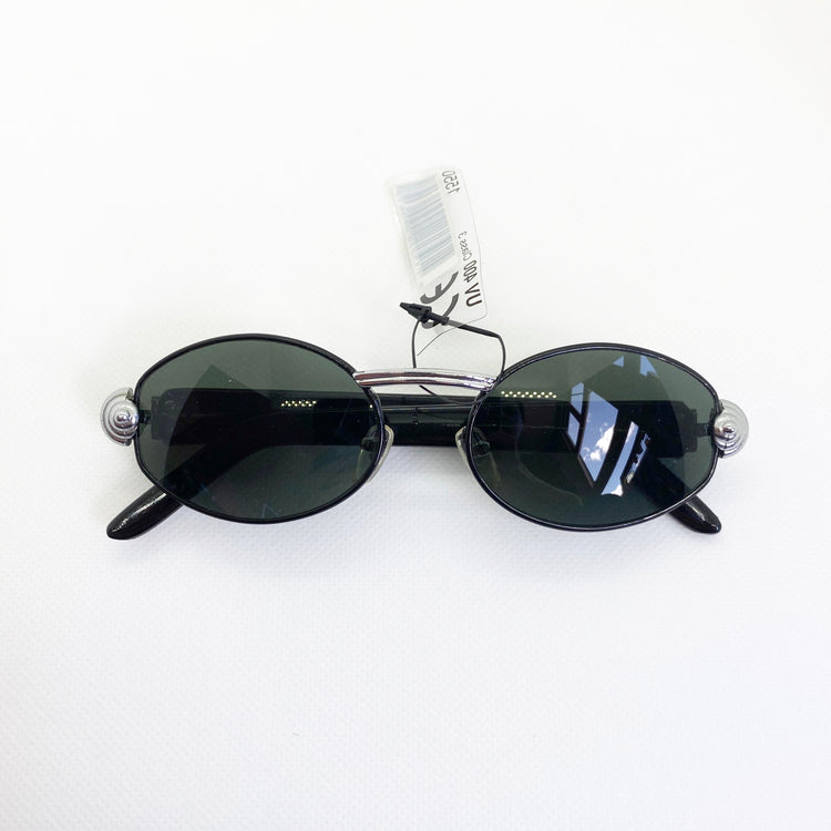 GAFAS 90s BLACK SILVER - Ghetto Gato Vintage Alicante Ropa