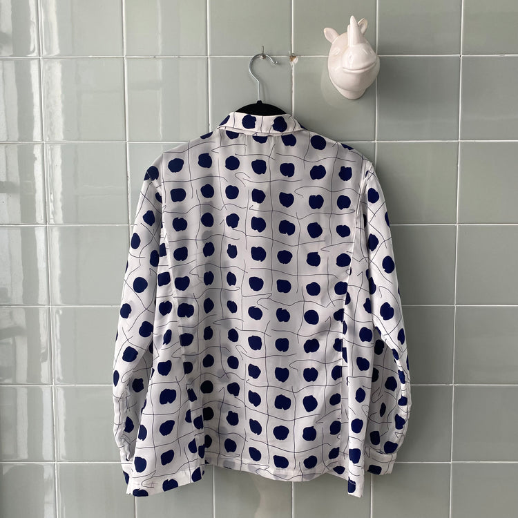 CAMISA MARINO WHITE PRINT