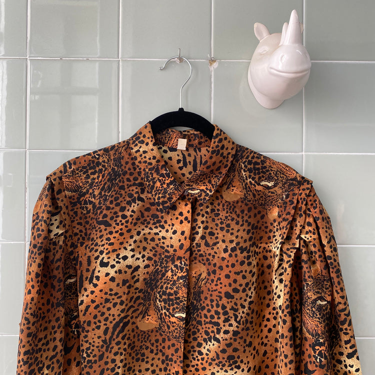 CAMISA CARAS LEOPARDOS
