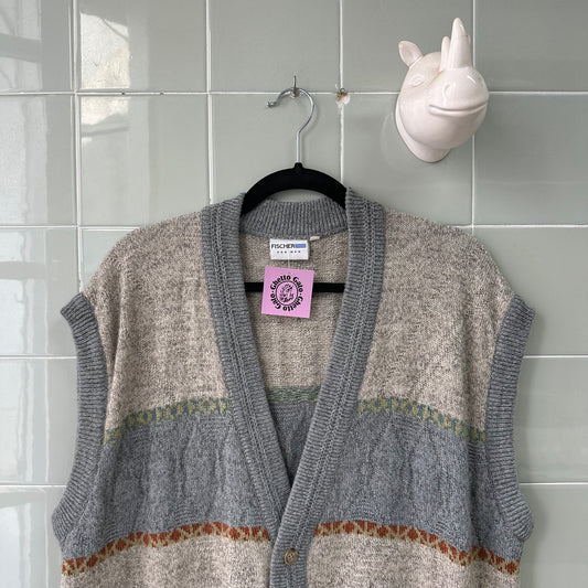 CHALECO JERSEY GREY FISCHER